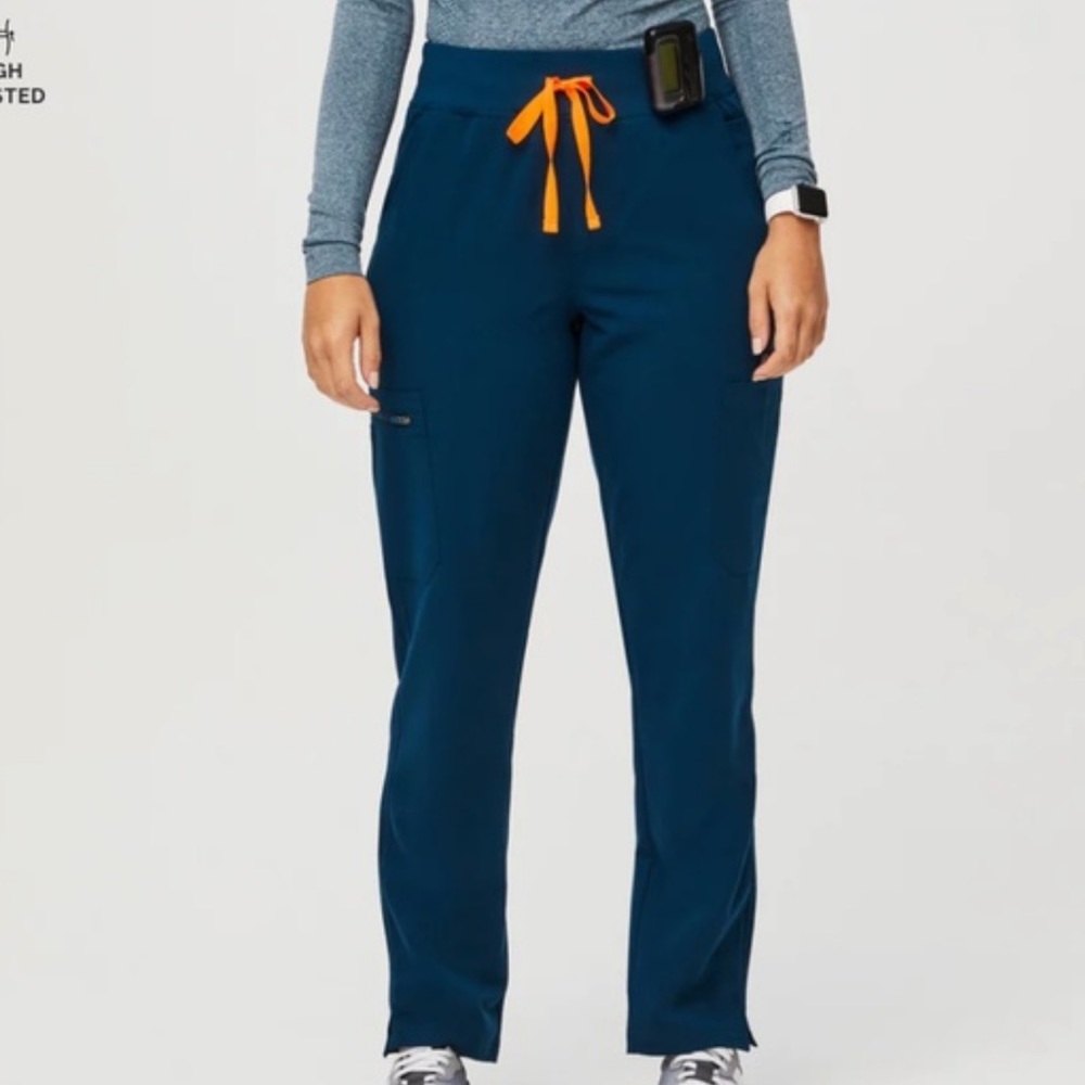 Figs Deep Reef High Waisted Skinny scrub pant